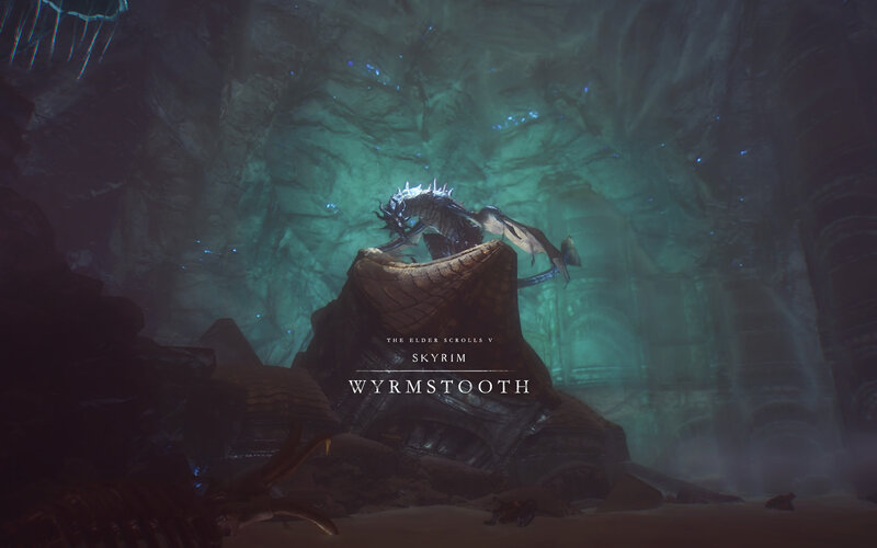 Dragon in a Cave — Green, Dark, Dramatic