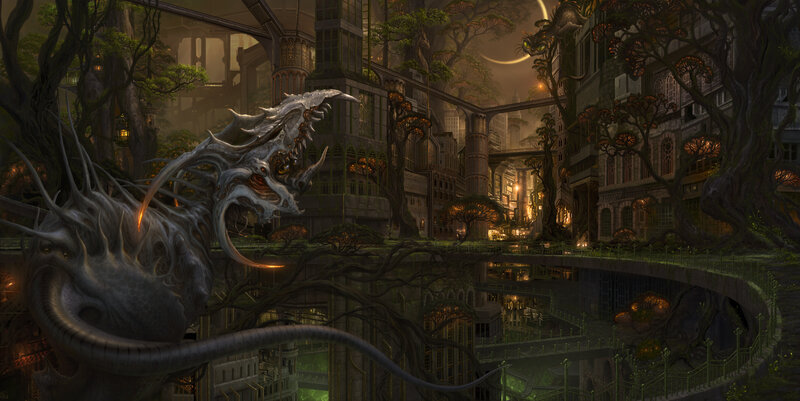 Dragon in a City