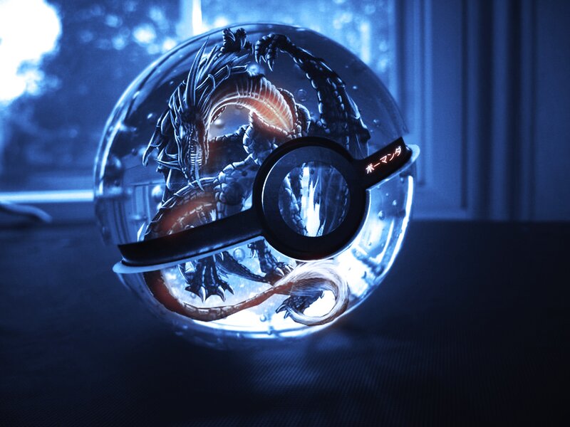Dragon in a Poké Ball