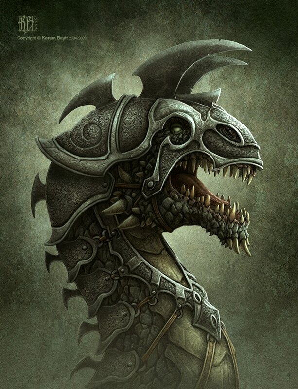 dragon in armor