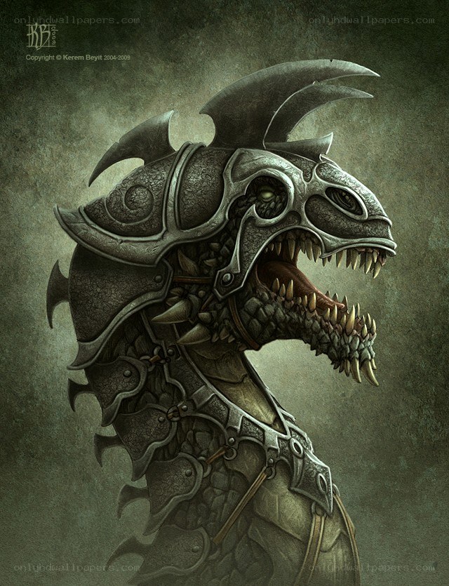 dragon in armor