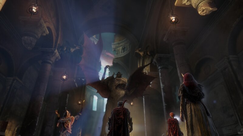Dragon in Cathedral — Brown