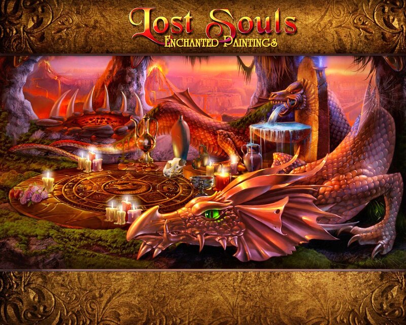 Dragon in Cave — Gold