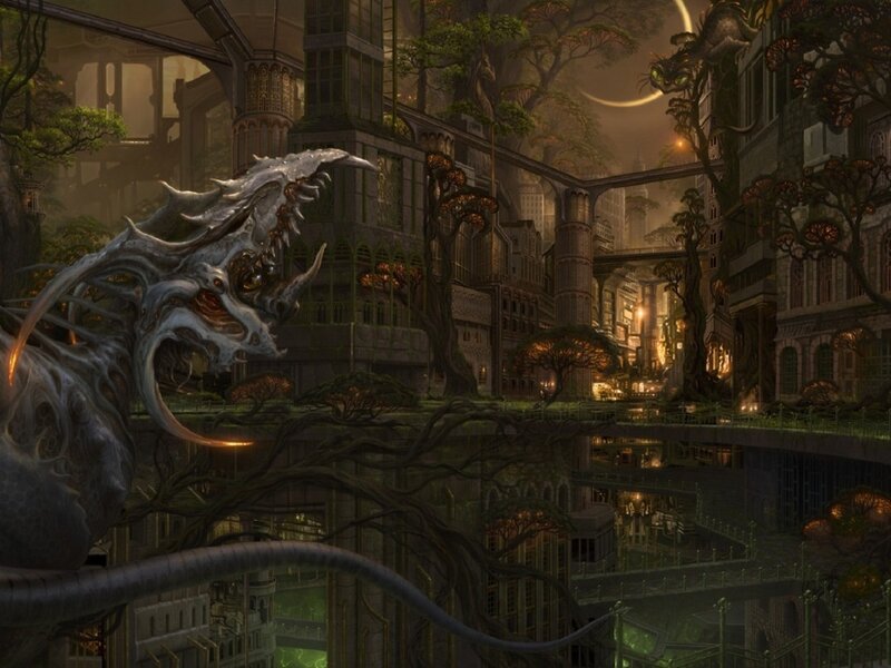 Dragon in City