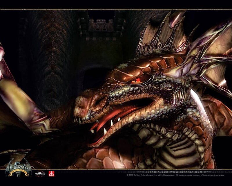 dragon in dark castle