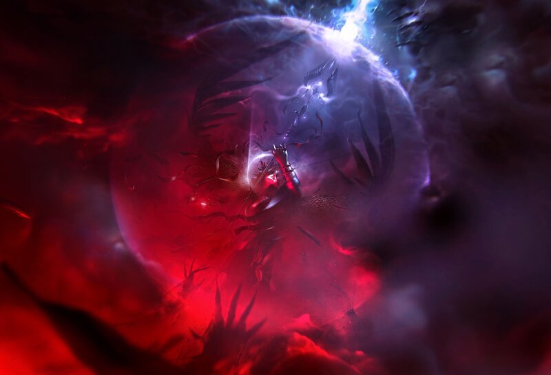 Dragon in Energy Sphere