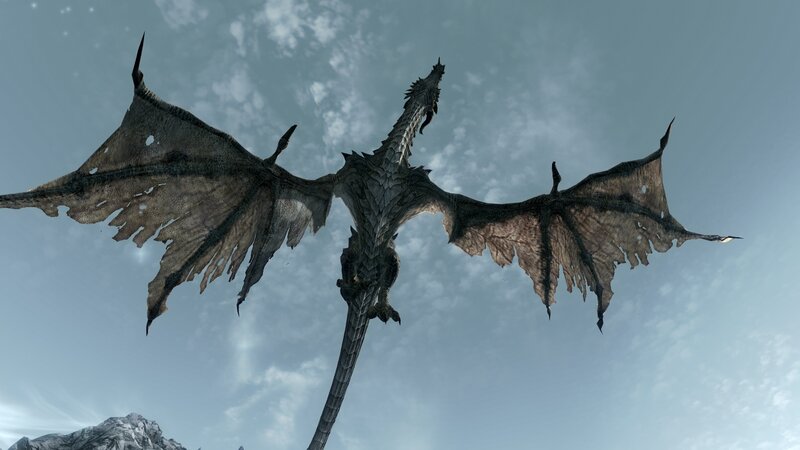 dragon in flight