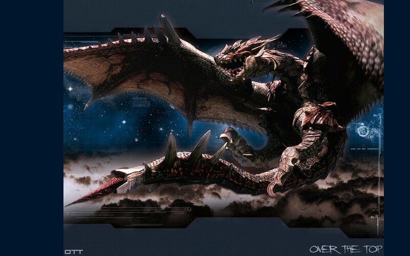 Dragon in Flight — Blue, Dramatic