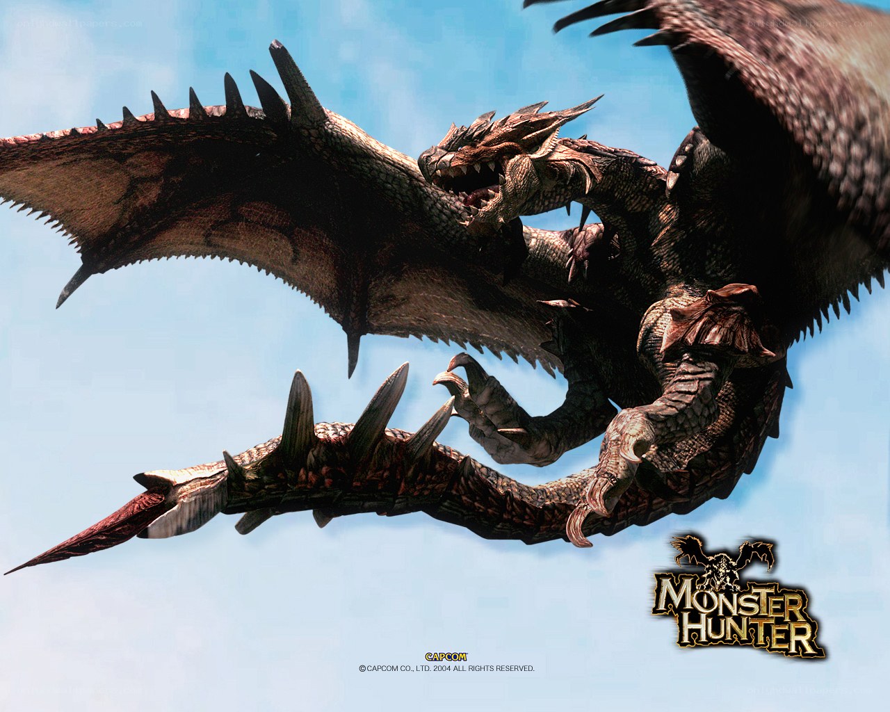 Dragon in flight from Monster Hunter