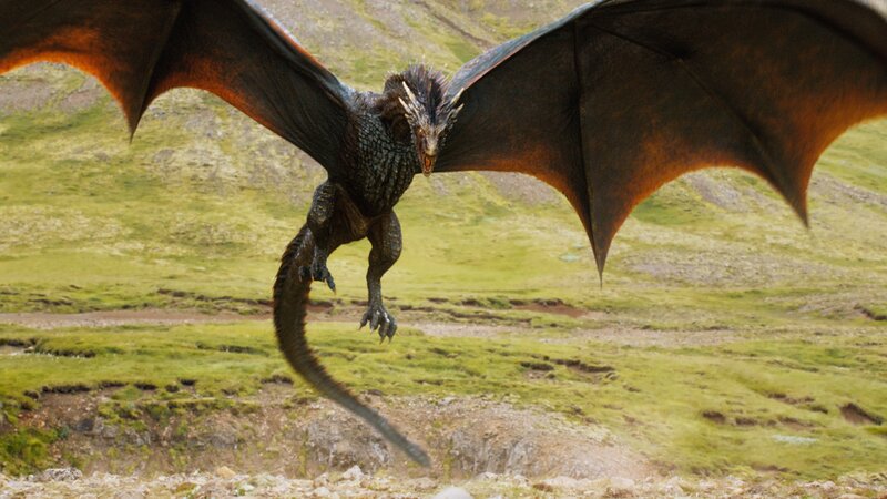 Dragon in Flight — Green