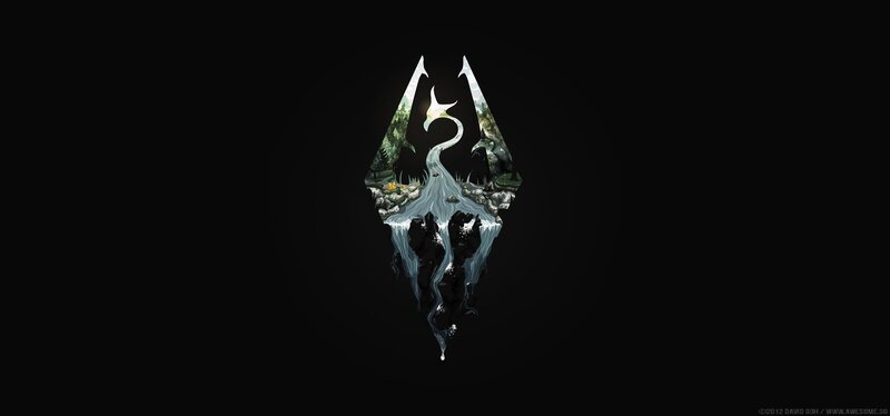 Dragon in Logo — Black