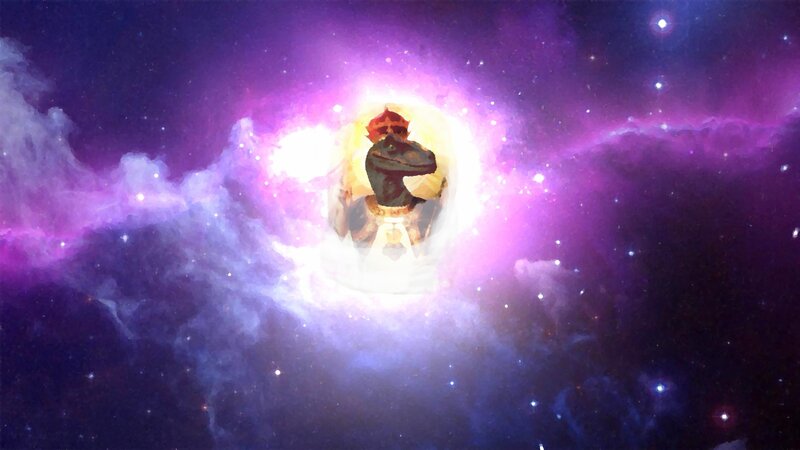 Dragon in Nebula