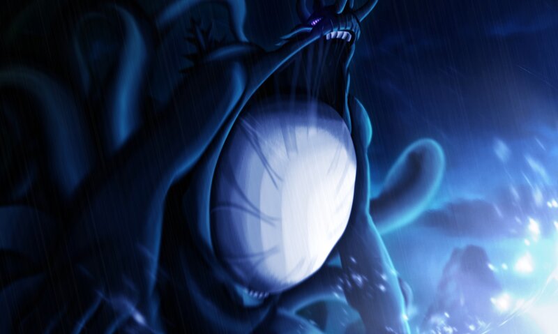Dragon in Rainstorm