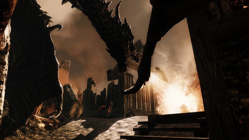 Dragon in Ruins — Brown