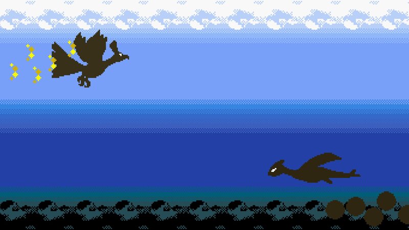 Dragon in Sky and Water