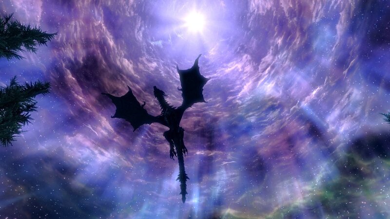 Dragon in Sky