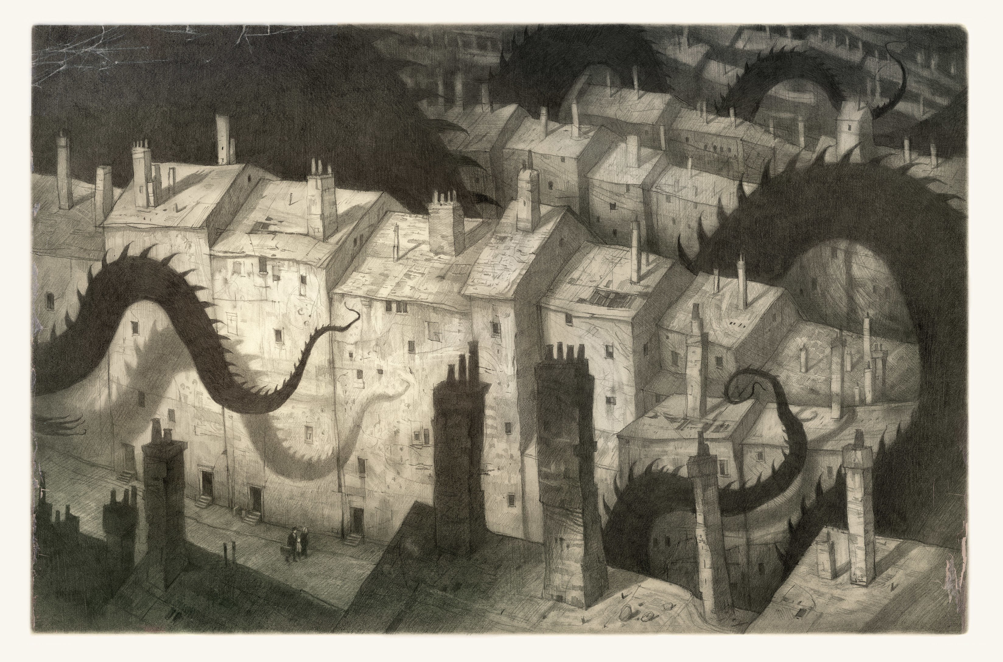Dragon in the city
