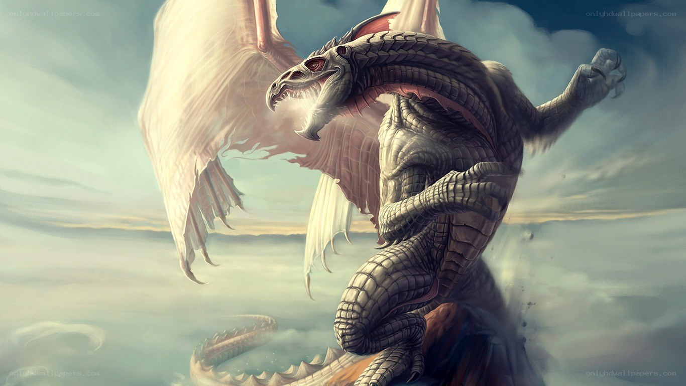 dragon in the clouds