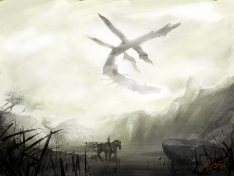 Dragon in the mist