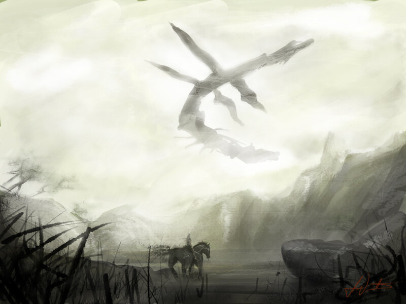 Dragon in the mist