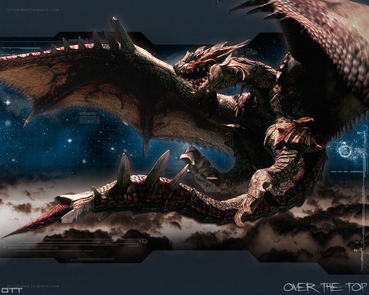 dragon in the sky