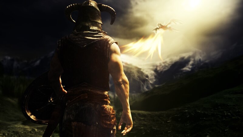 dragon in the sky