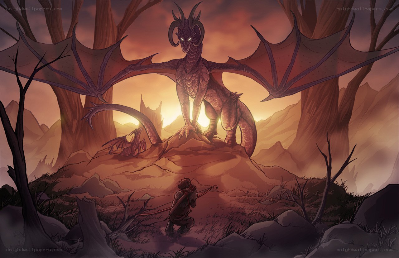 Dragon in the Sunset