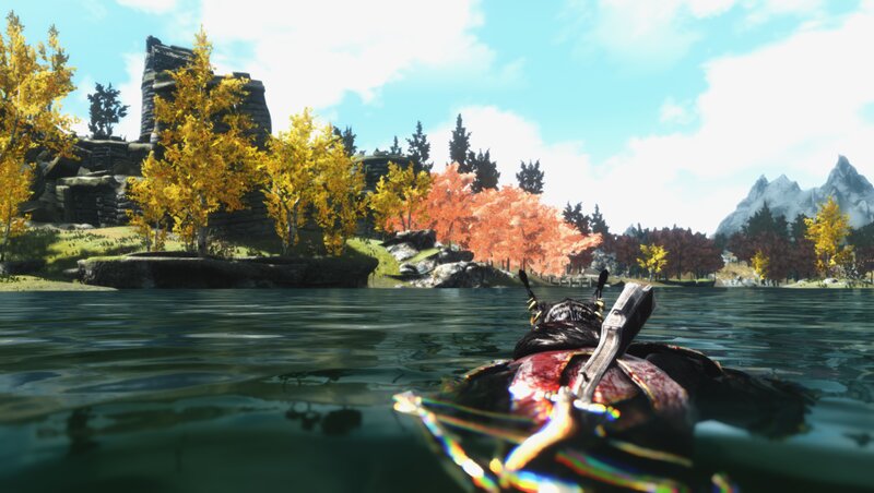 Dragon in Water — Green