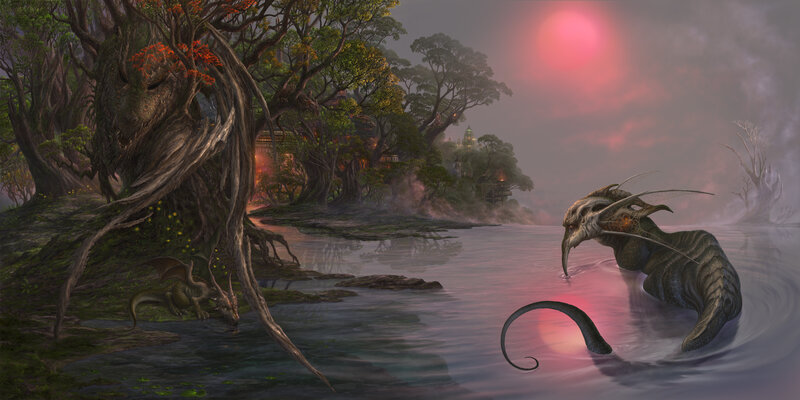 Dragon in Water