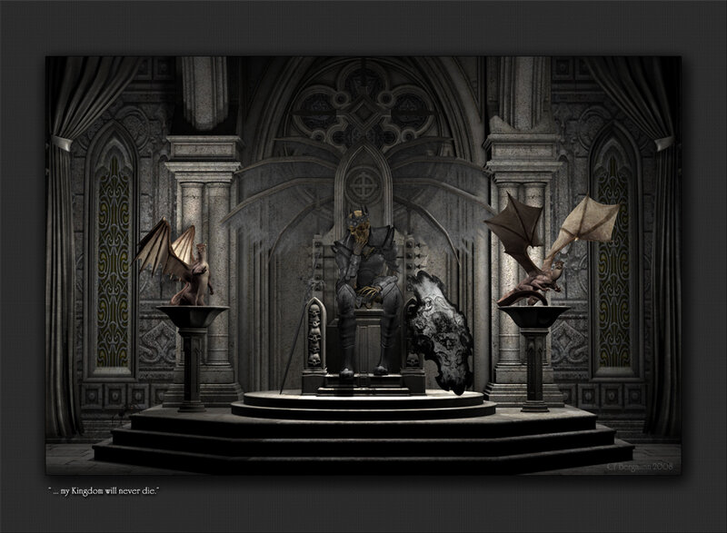Dragon King on Throne