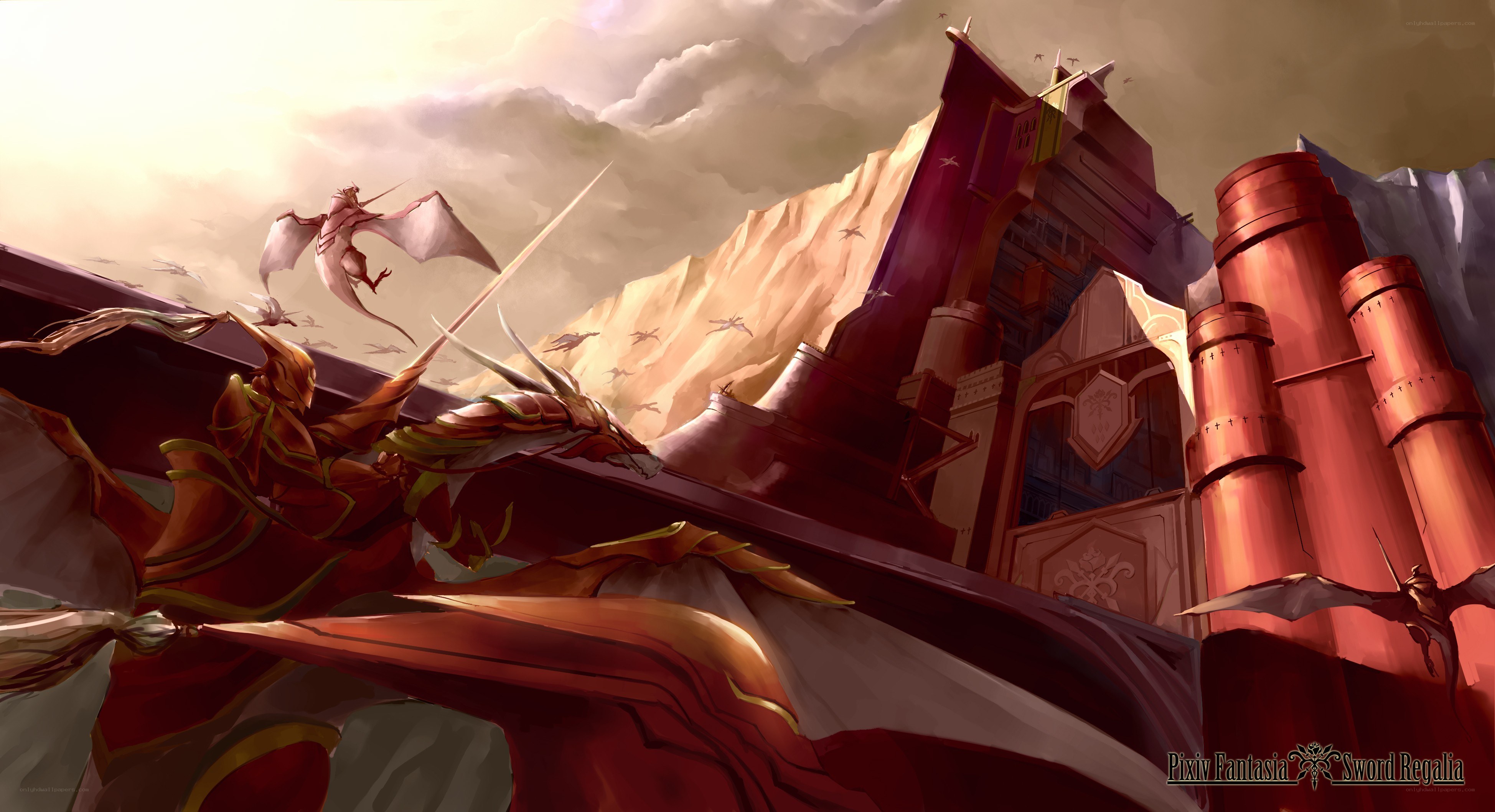dragon knight attacks fortress