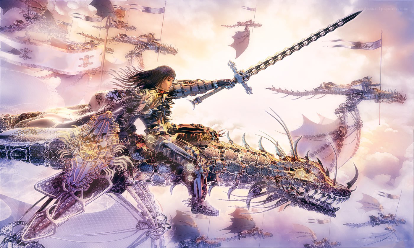 dragon knight in sky battle