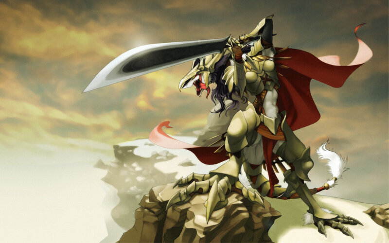 dragon knight with sword