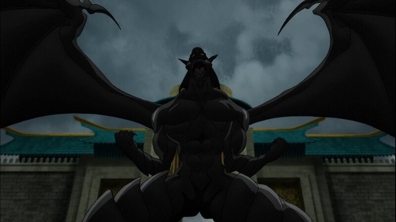 Dragon-like Creature — Black, Dramatic, Anime