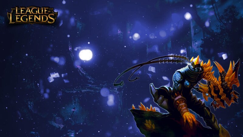 Dragon-like Creature — Blue, Dramatic, Night, Digital Art, Moon