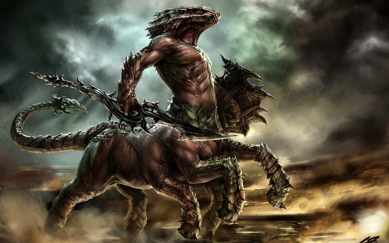 Dragon-like Creature — Brown