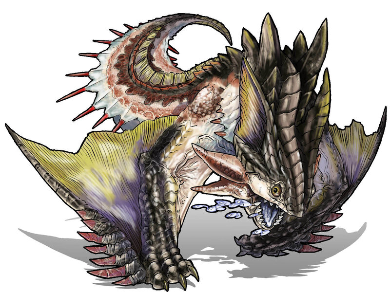 Dragon-like Creature — Gray