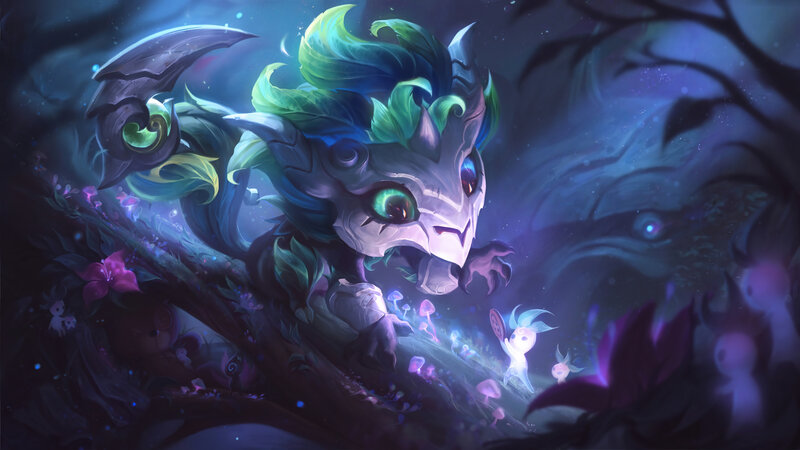 Dragon-like Creature — Purple, Mysterious