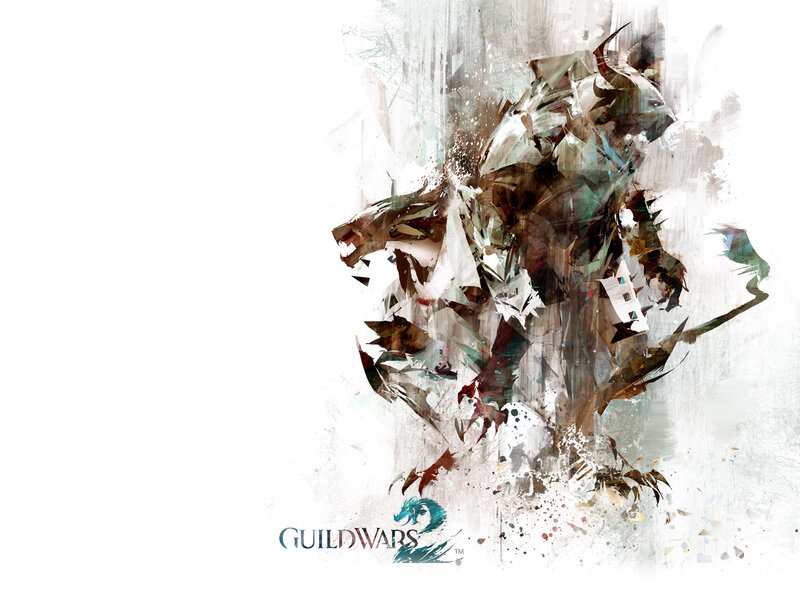 Dragon-like Creature — White, Dramatic