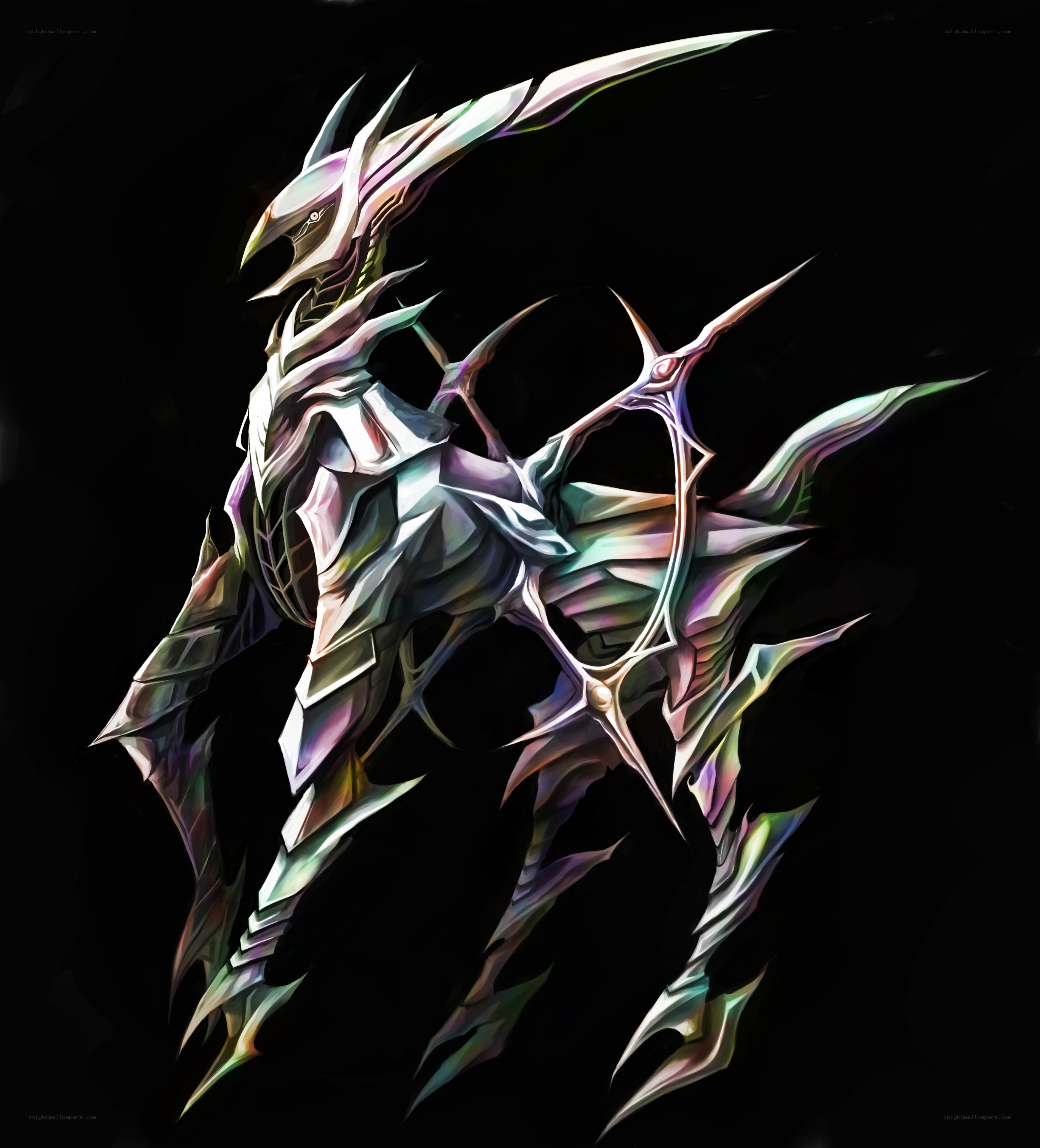 dragon-like creature with armor