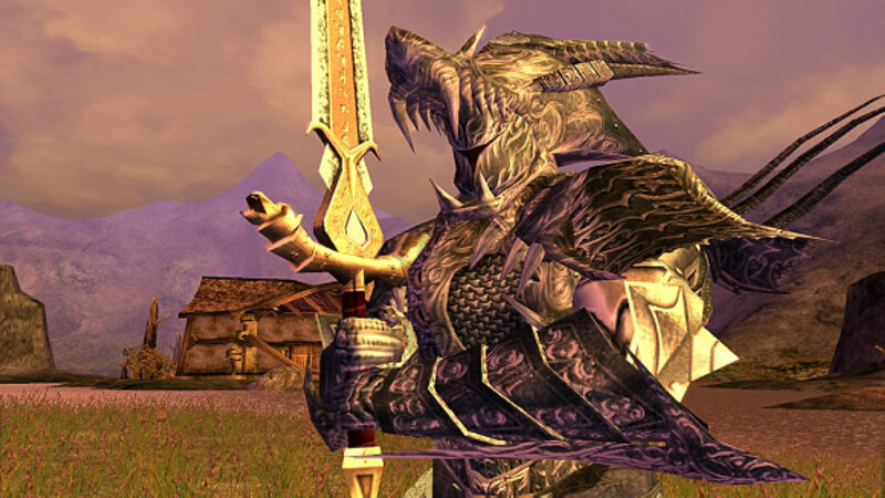 Dragon-like Creature with Sword
