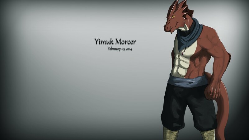 Dragon-like Humanoid — Gray
