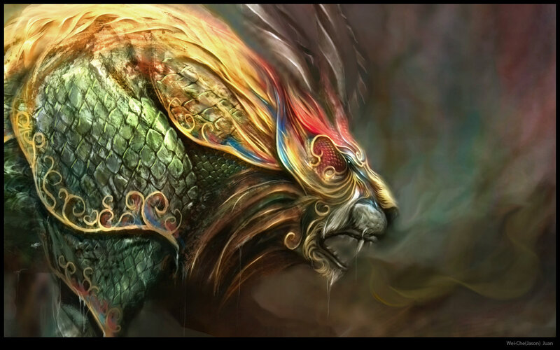 dragon lion creature