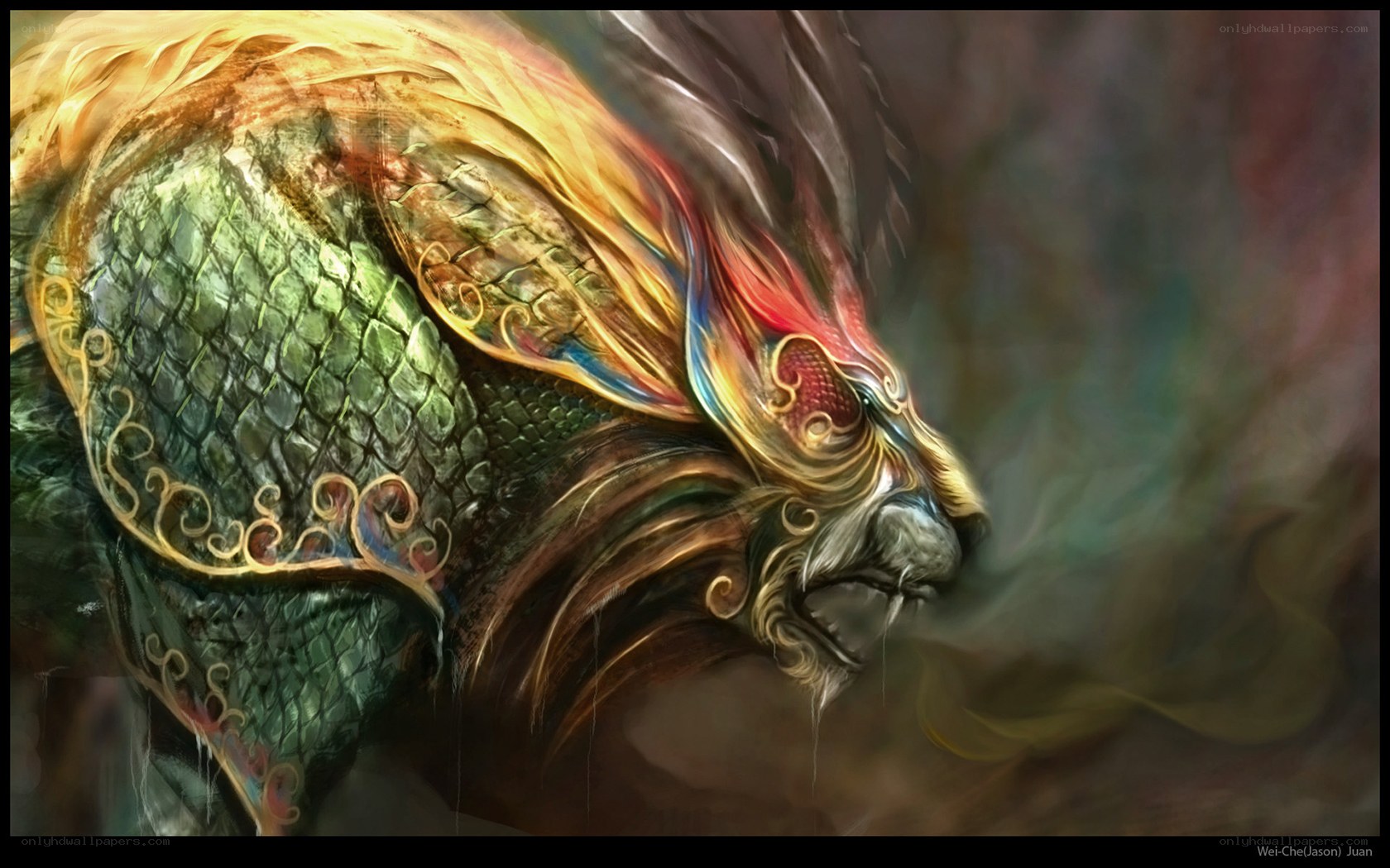 dragon lion creature