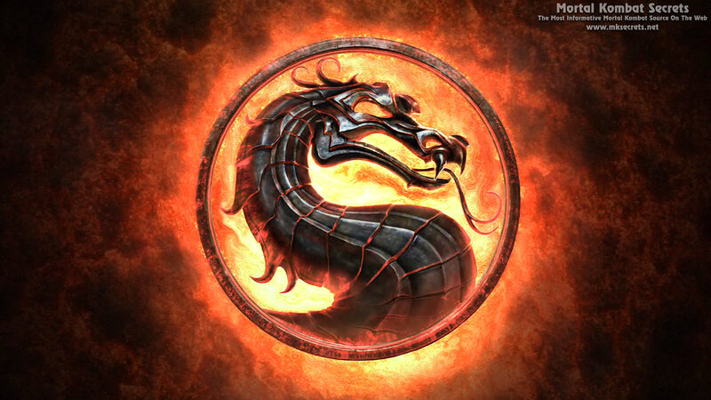 Dragon Logo in Fire