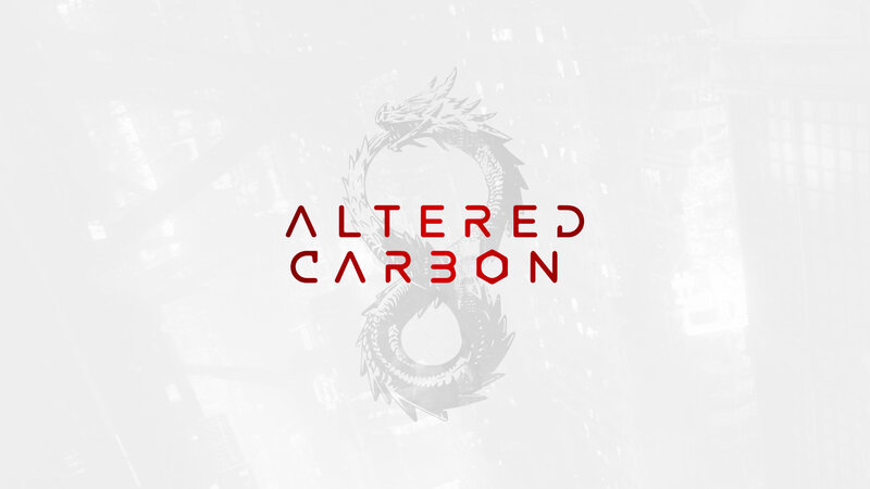 Dragon Logo with Text — Red