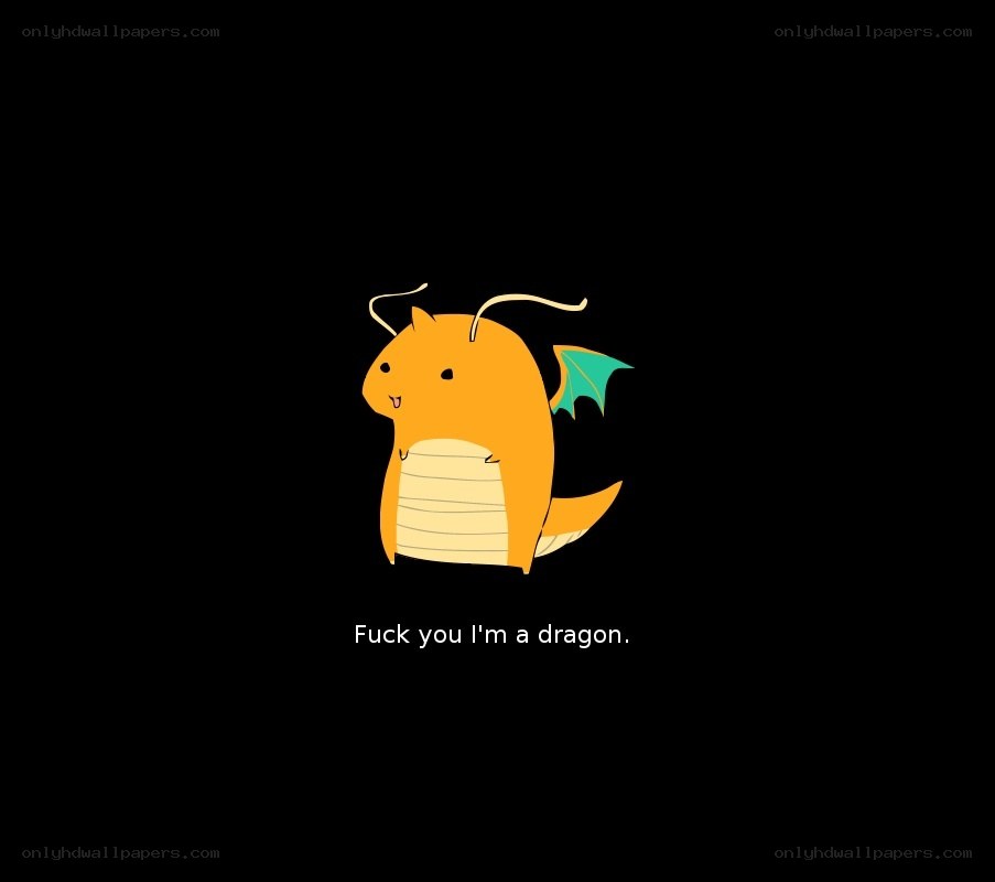 Dragon meme with bold text