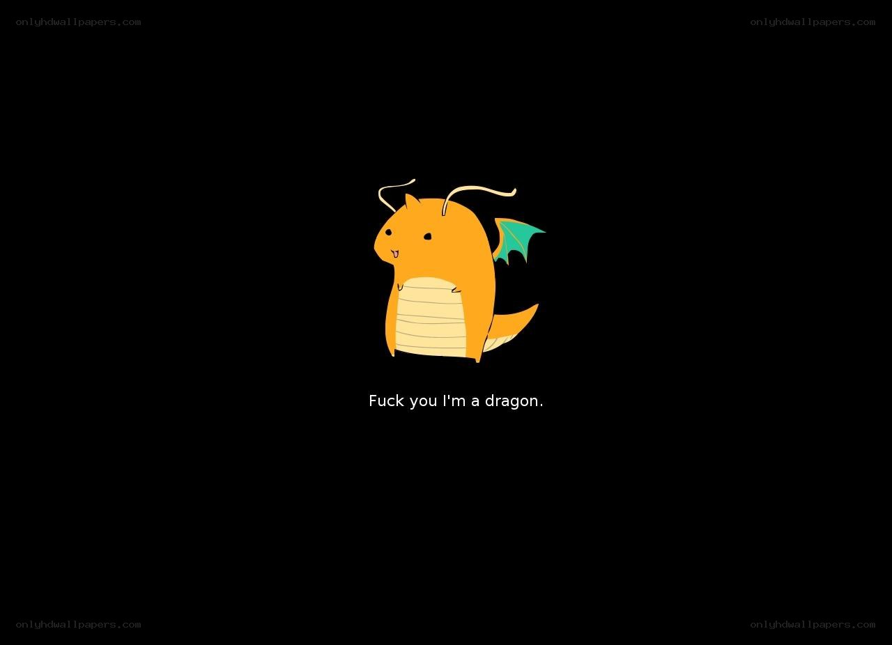 Dragon meme with quote