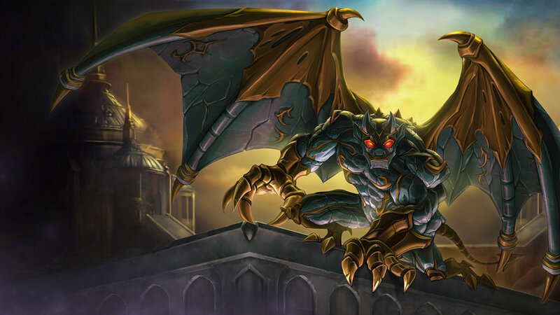 Dragon on a Castle Wall — Green