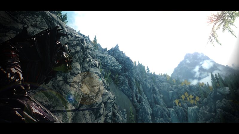 dragon on a mountain cliff